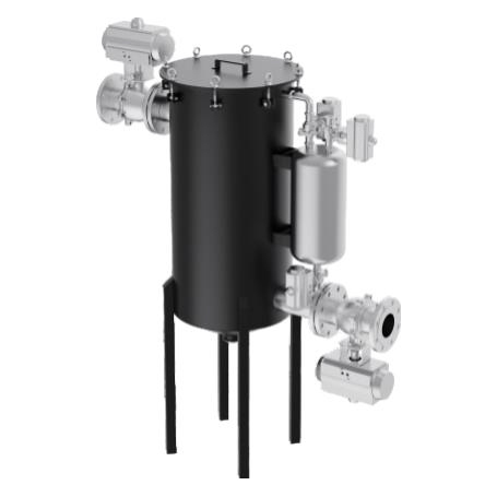 Blowback Powder Filter